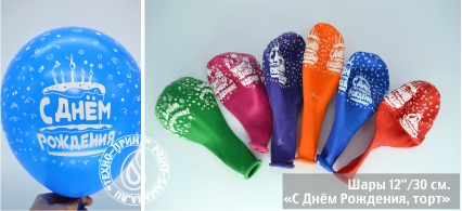 Гелиевые шары день рождения